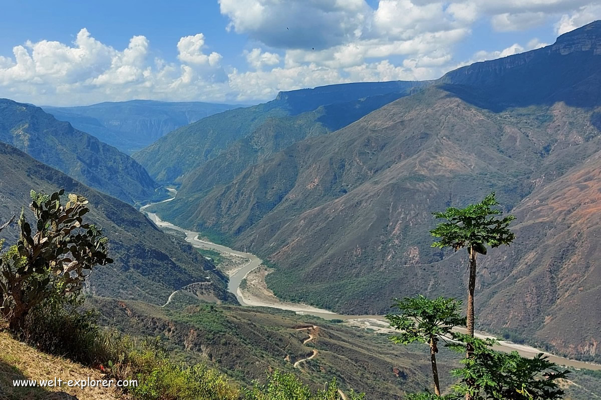 Trans-Anden beim Chicamocha Canyon