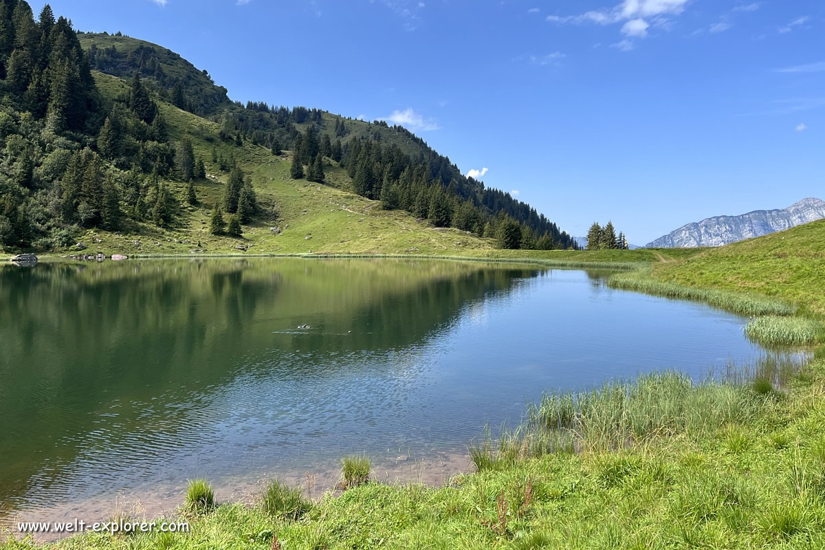 Bergsee am Flumserberg in den St. Galler Alpen