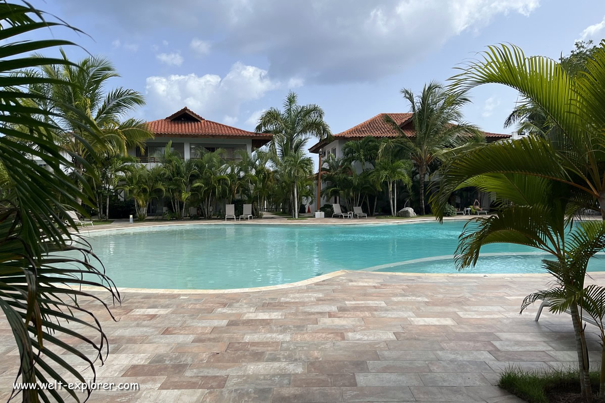 Pool im Hotel Residencial Paraiso in Bayahibe