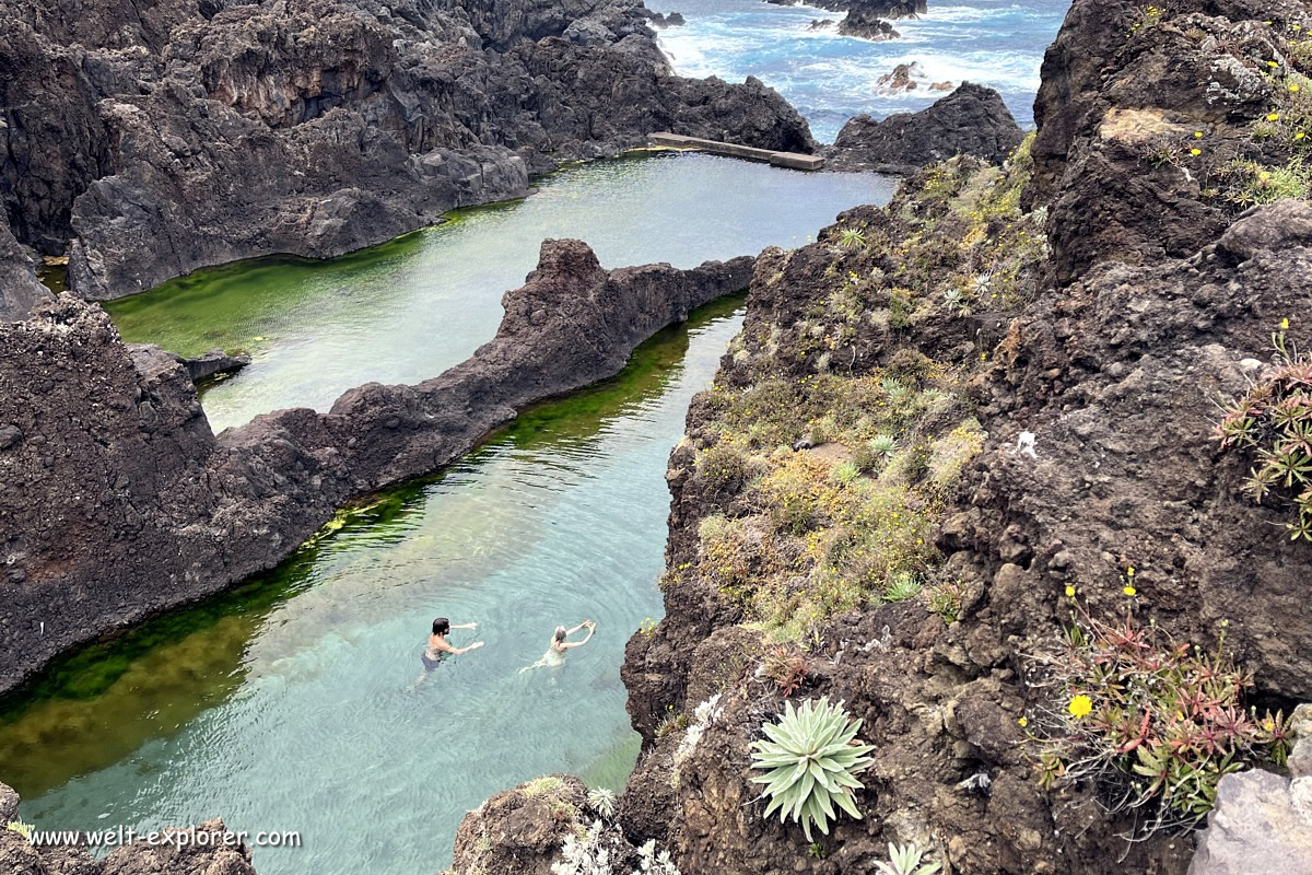 Lava-Pool und Naturbecken von Porto Moniz