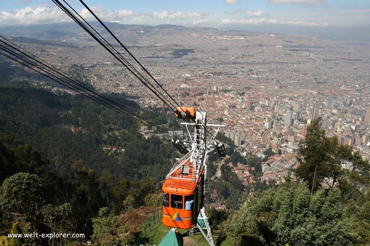 Seilbahn auf den Berg Monserrate mit dem tollen Panorama