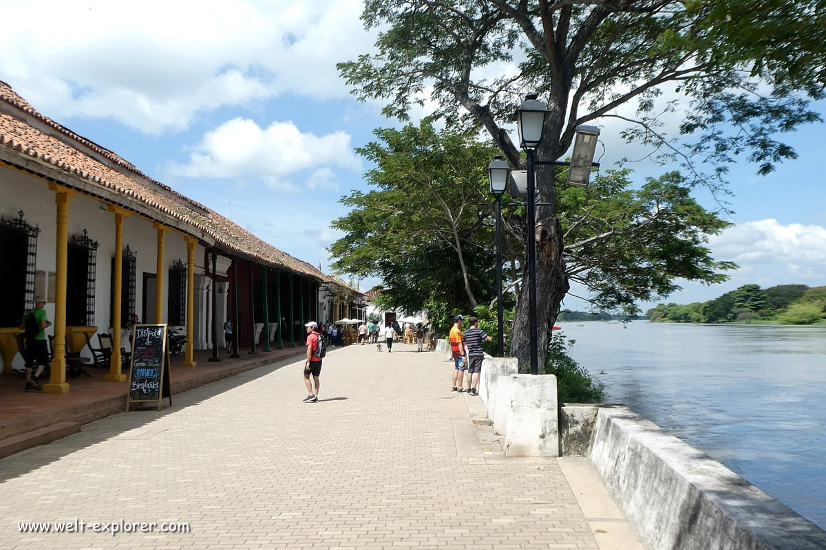 Uferpromenade am Magdalena-Fluss