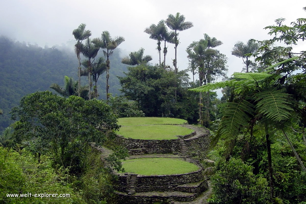 Ciudad Perdida, die verlorene Stadt in Kolumbien