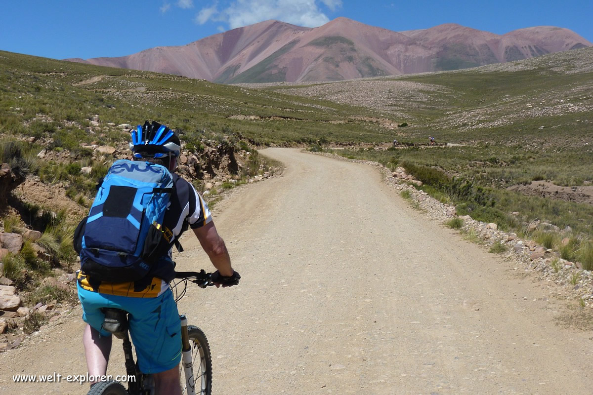 Mountainbike Adventure auf dem argentinischen Altiplano