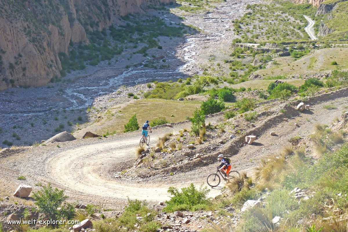 Mountainbike Reise durch Argentinien