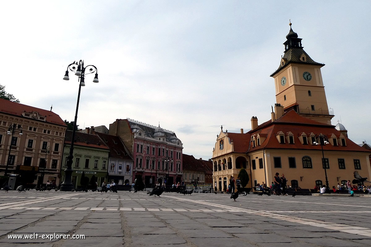 Stadt Brasov in Transsilvanien